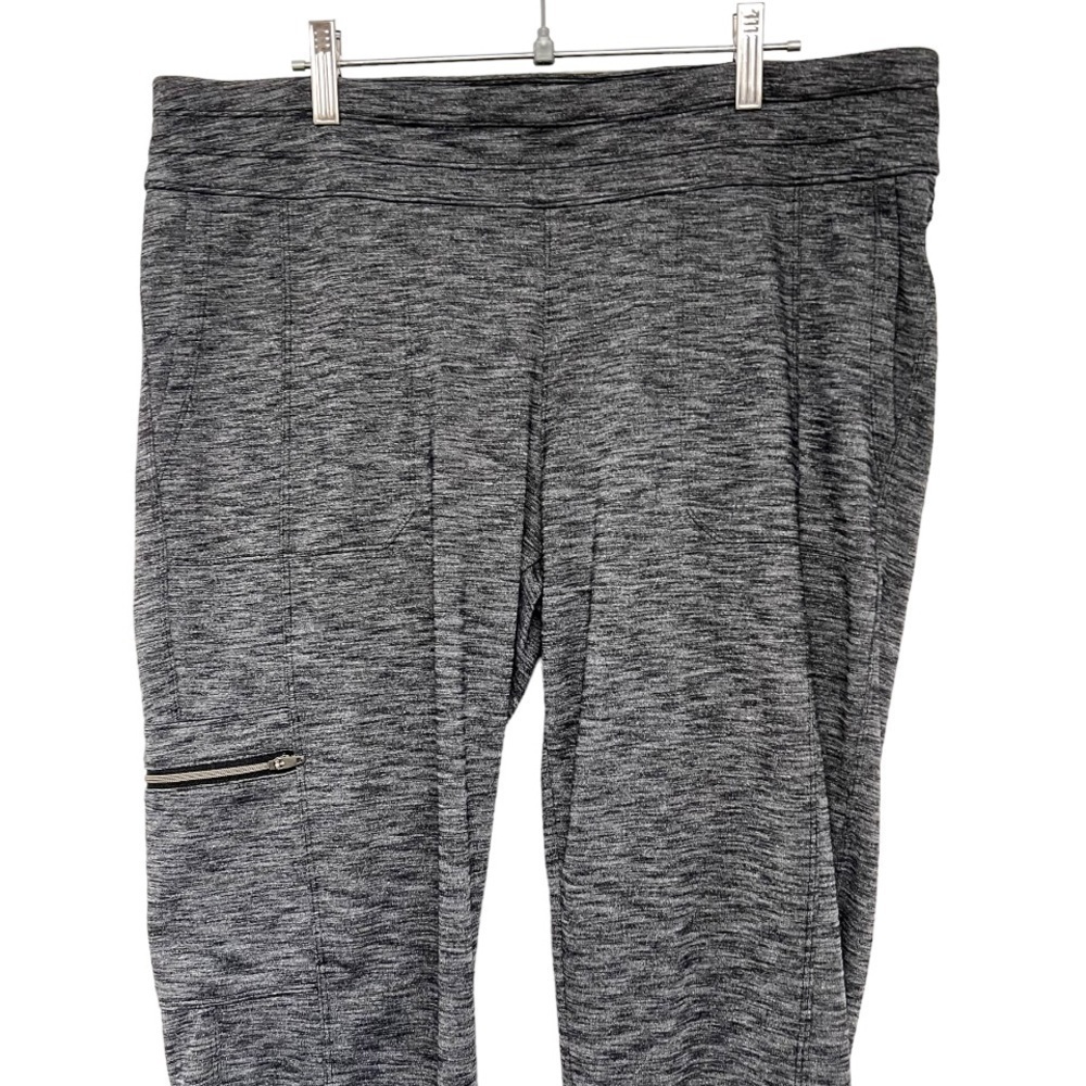 Athleta Gray Space Dye Metro Joggers Active Athletic Women’s Large - Picture 5 of 13